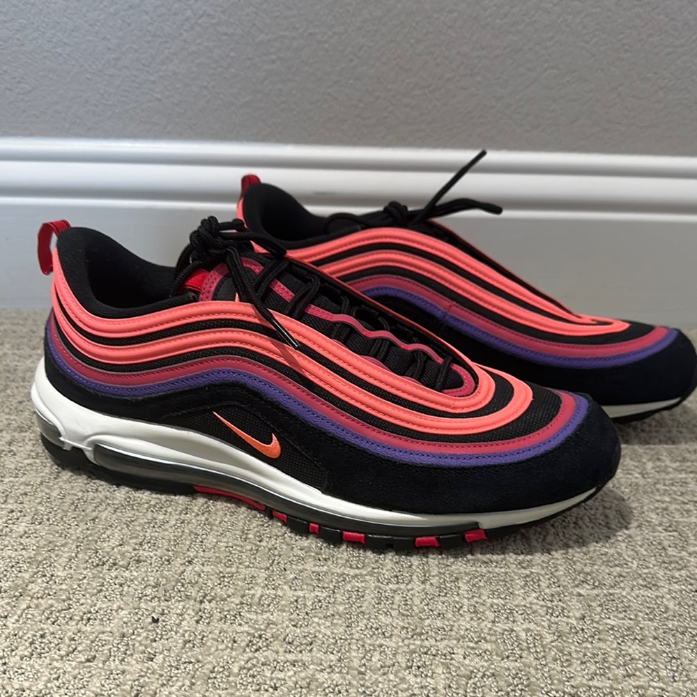 Nike Air Max 97 Black Pink Purple Sneakers never worn
